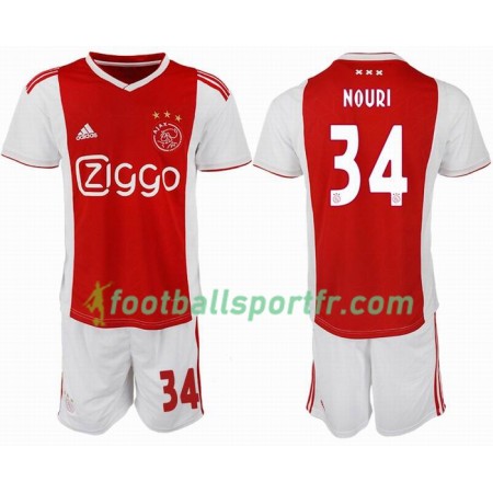 Tenue Ajax Amsterdam NOURL 34 Enfant Domicile 2018-2019 Maillot de Foot